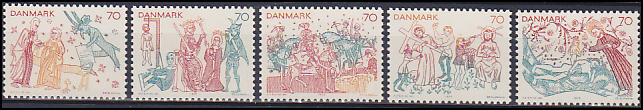 Danmark AFA 552 - 56<br>Postfrisk